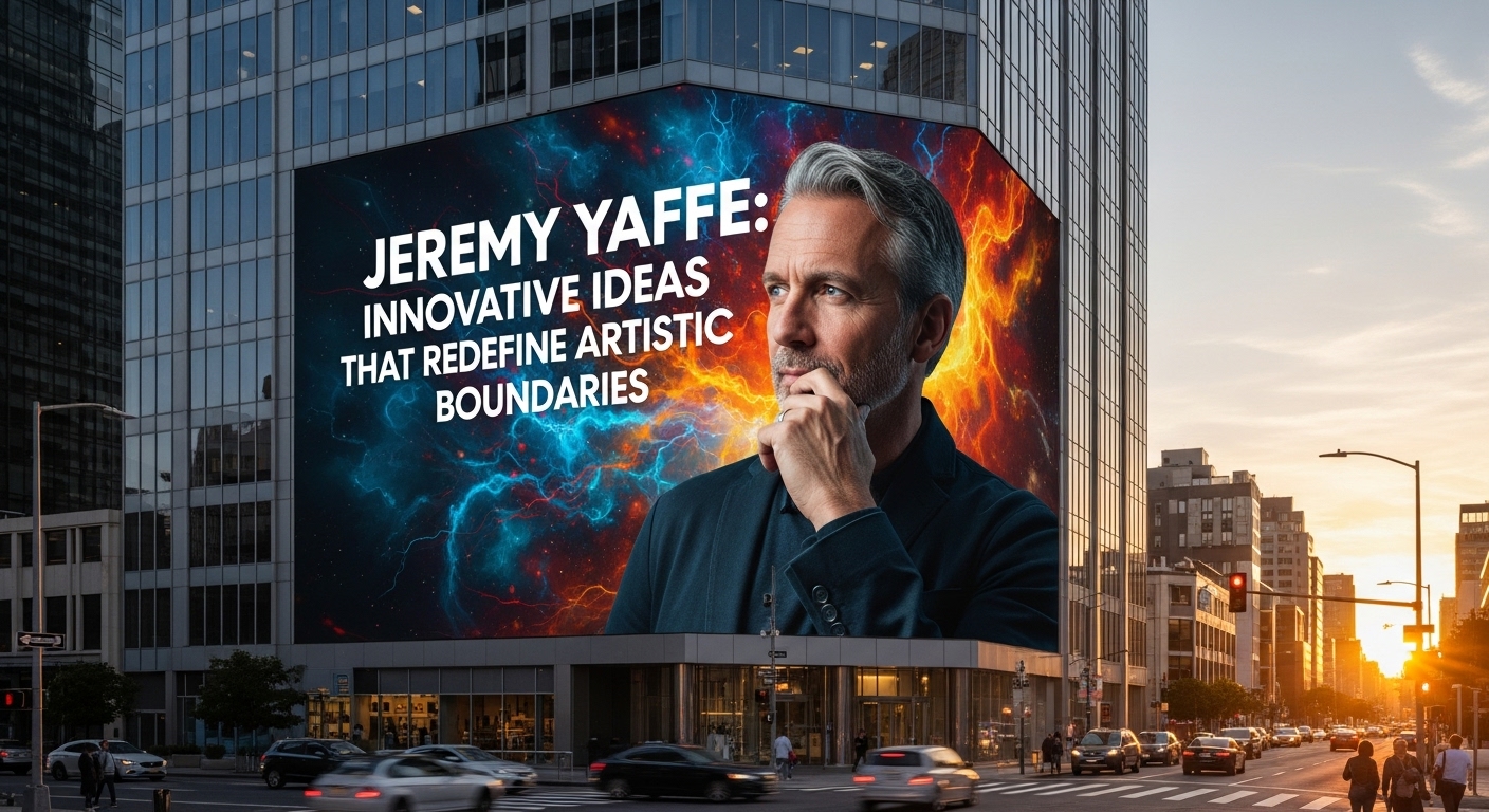Jeremy Yaffe: Innovative Ideas that Redefine Artistic Boundaries